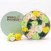 Round Box - Spring Celibrations - Yellow & Greens