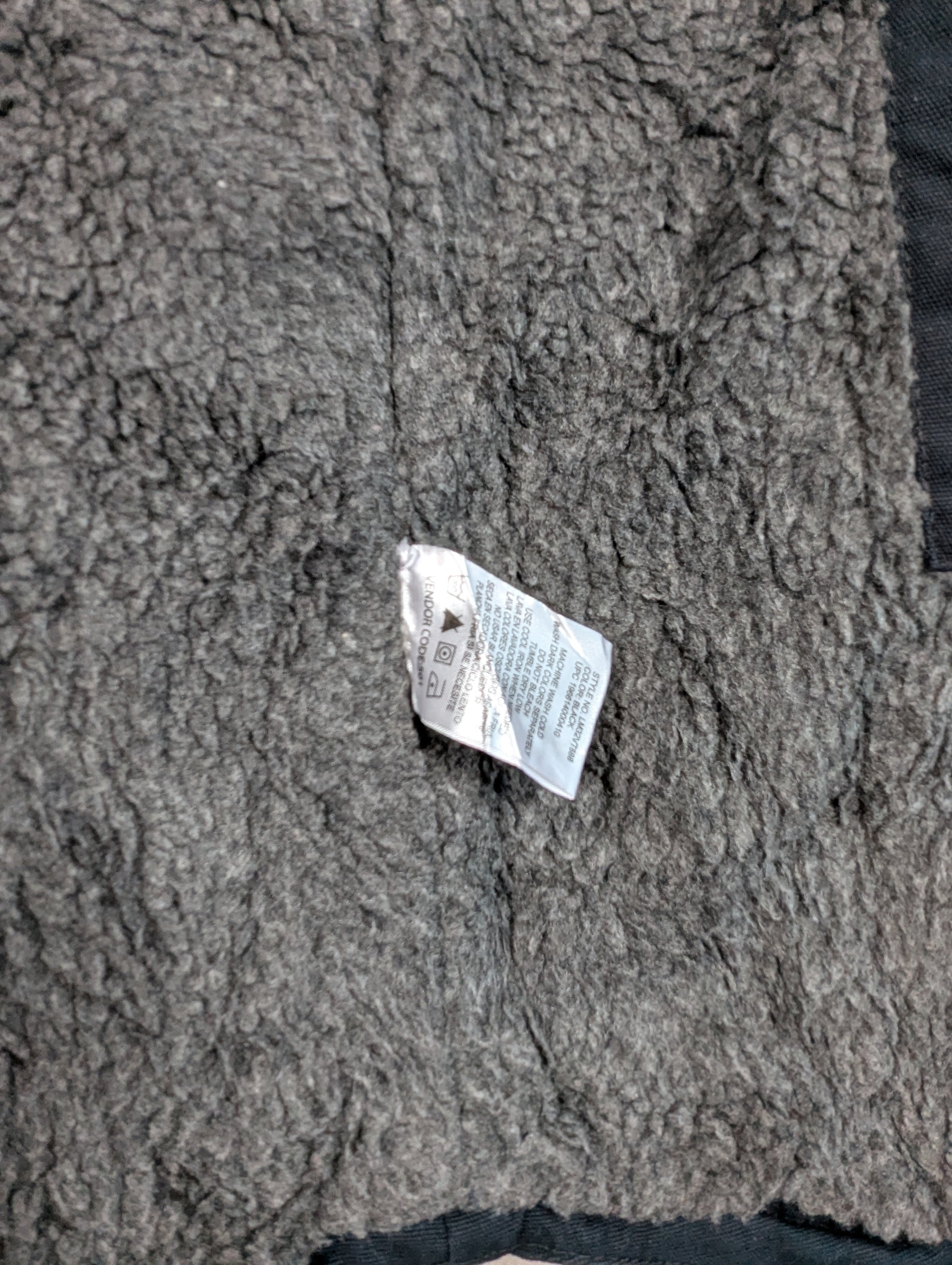 Lee Gilet Premium Select Mens Fleece Lined Size XXL Colour Black