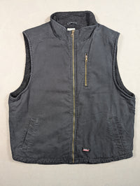 Dickies Gilet Mens Fleece Lined Size XL Colour Black