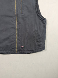 Dickies Gilet Mens Fleece Lined Size XL Colour Black