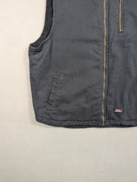 Dickies Gilet Mens Fleece Lined Size XL Colour Black
