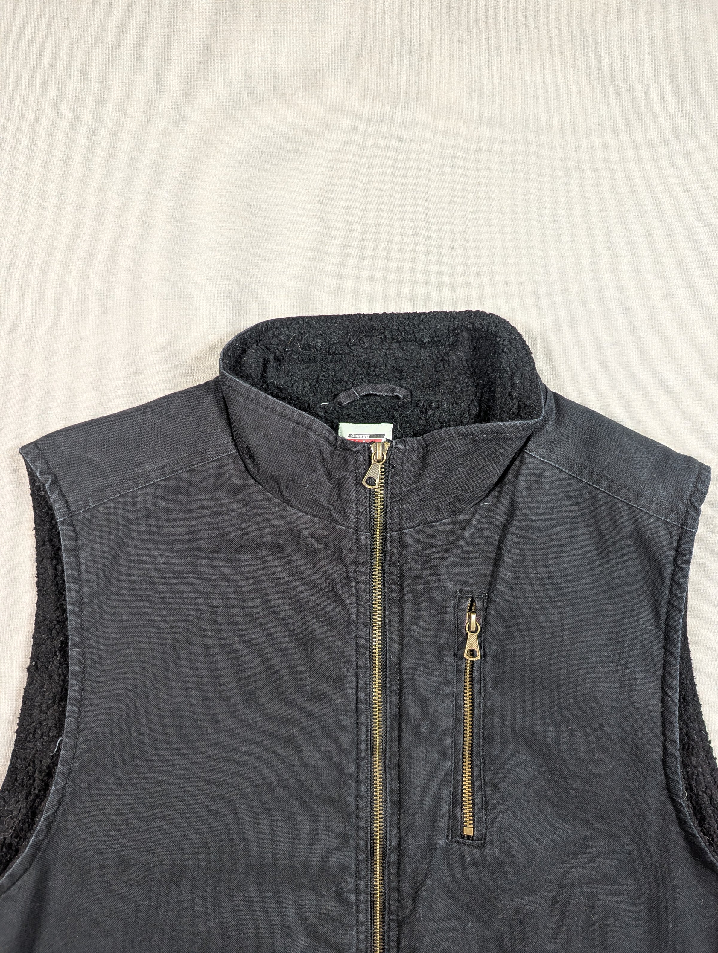 Dickies Gilet Mens Fleece Lined Size XL Colour Black