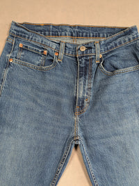 Levi's Jeans Mens Denim 505 Straight Fit Colour Blue Size W32 L32