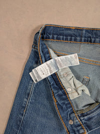 Levi's Jeans Mens Denim 505 Straight Fit Colour Blue Size W32 L32