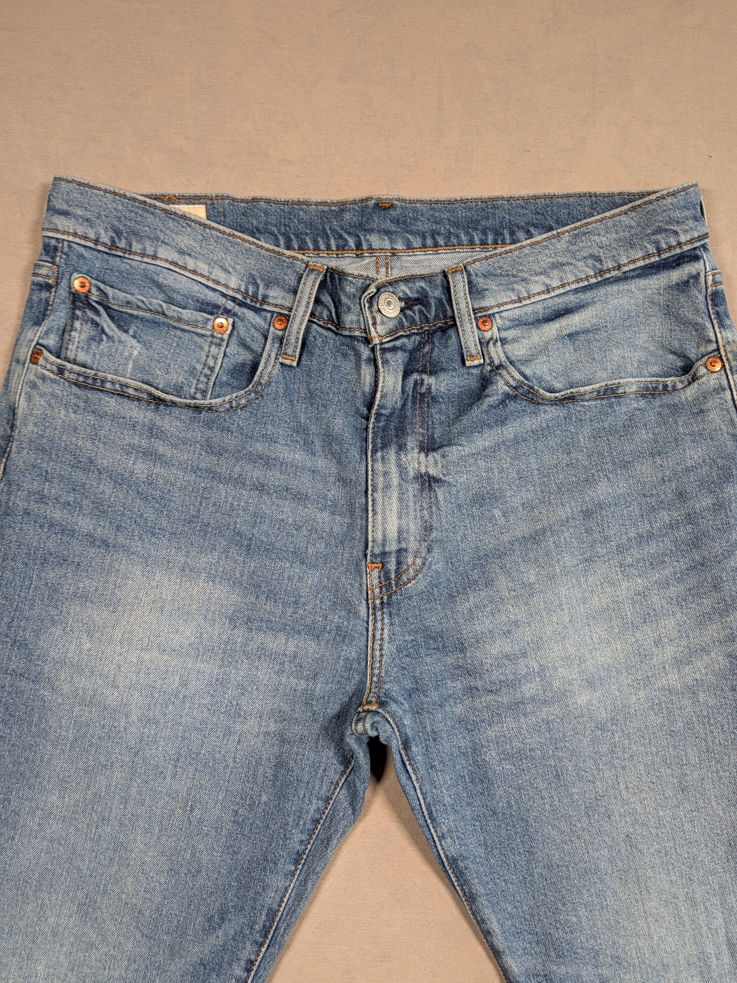 Levi's Jeans Mens Denim 502 Regular Taper Fit Colour Blue Size W34 L32