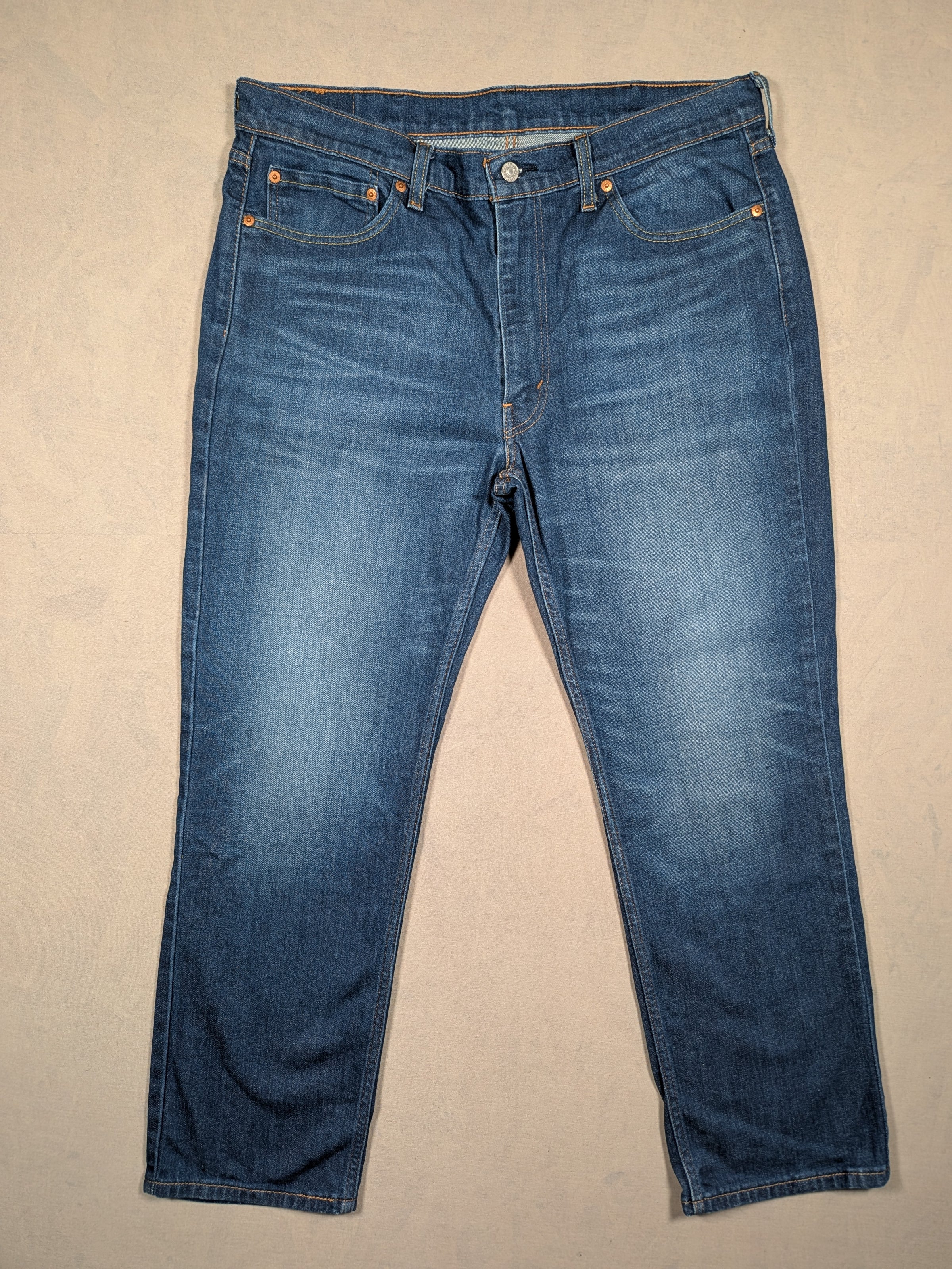 Levi's Jeans Mens Denim 514 Straight Fit Colour Blue Size W38 L30