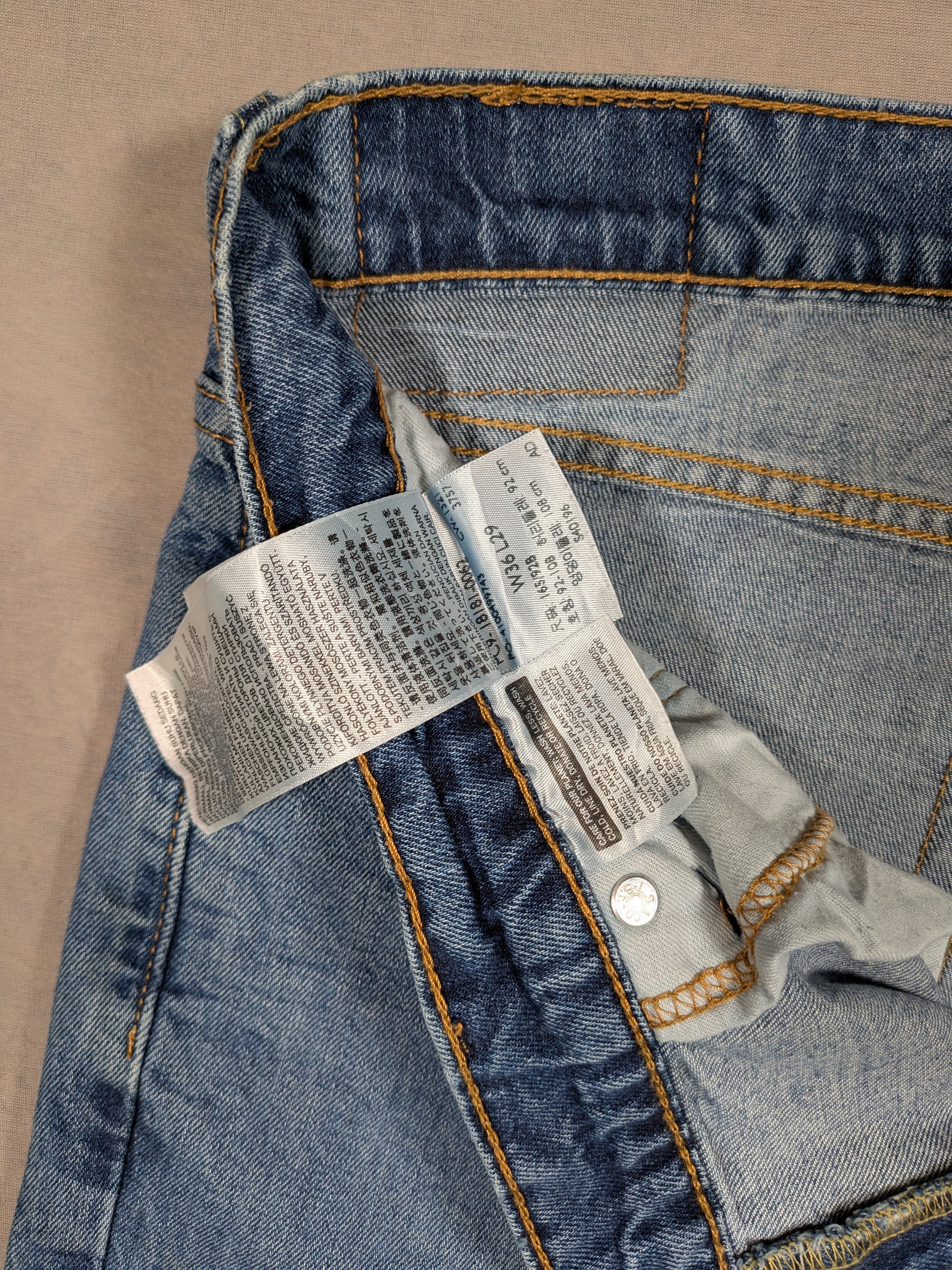 Levi's Jeans Mens Denim 541 Athletic Taper Fit Colour Blue Size W36 L29