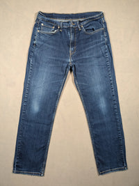 Levi's Jeans Mens Denim 514 Straight Fit Colour Blue Size W33 L30
