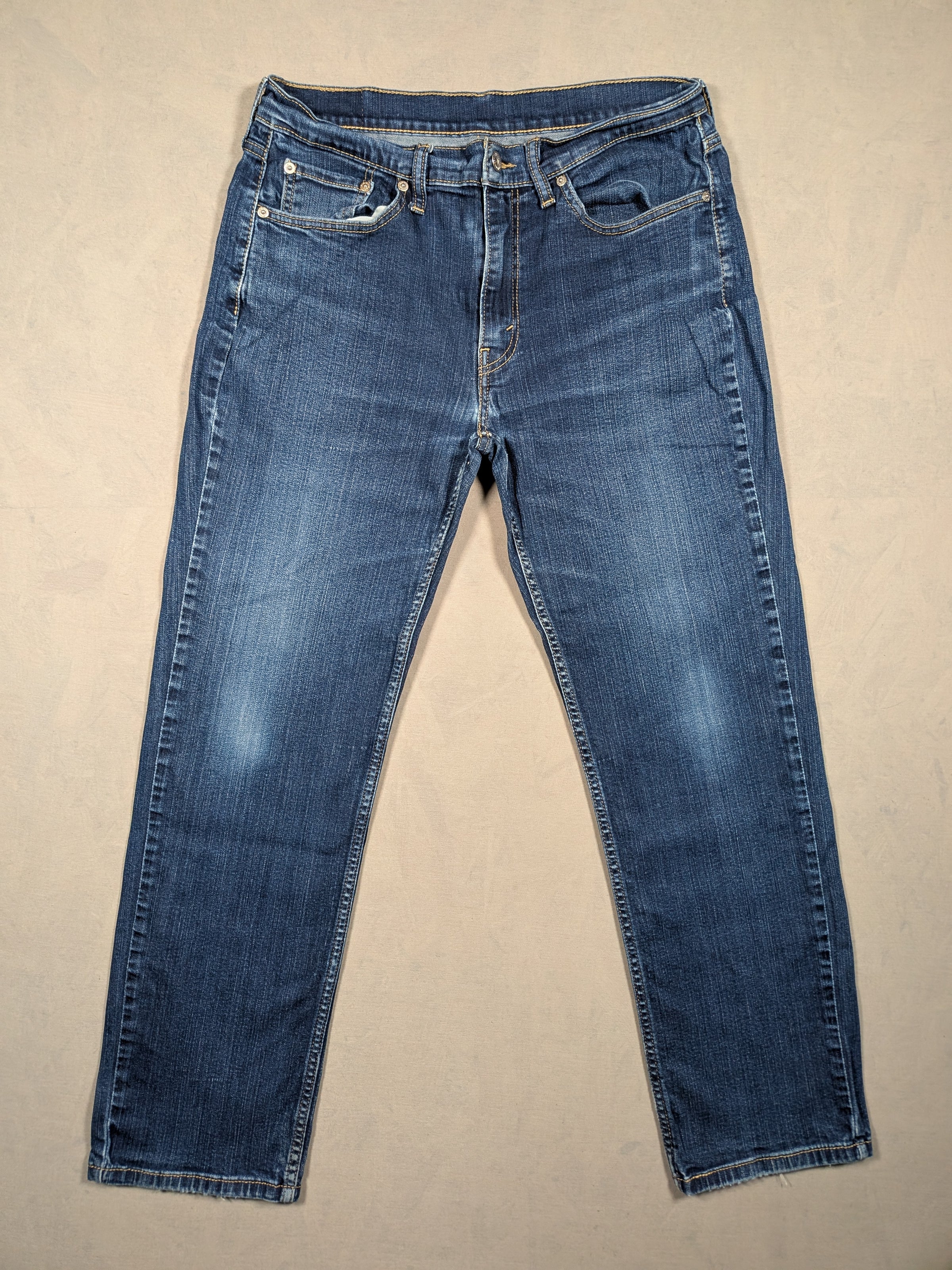 Levi's Jeans Mens Denim 514 Straight Fit Colour Blue Size W33 L30