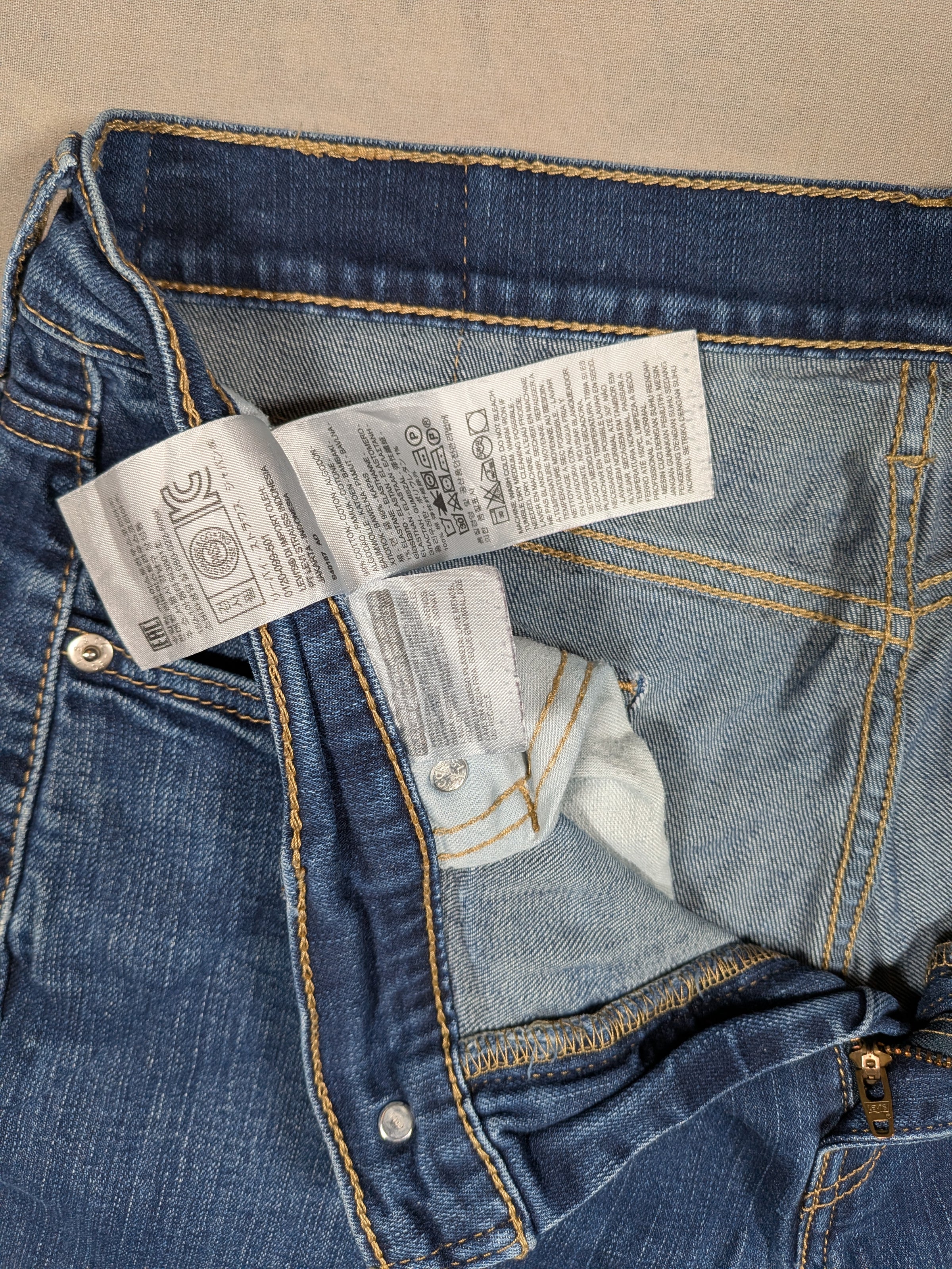 Levi's Jeans Mens Denim 514 Straight Fit Colour Blue Size W33 L30