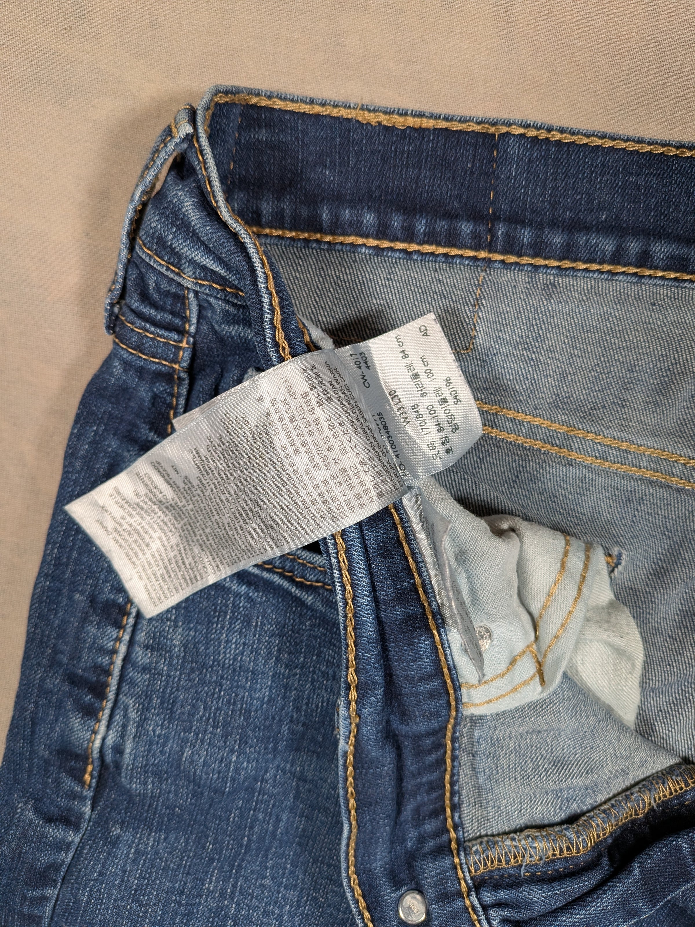 Levi's Jeans Mens Denim 514 Straight Fit Colour Blue Size W33 L30