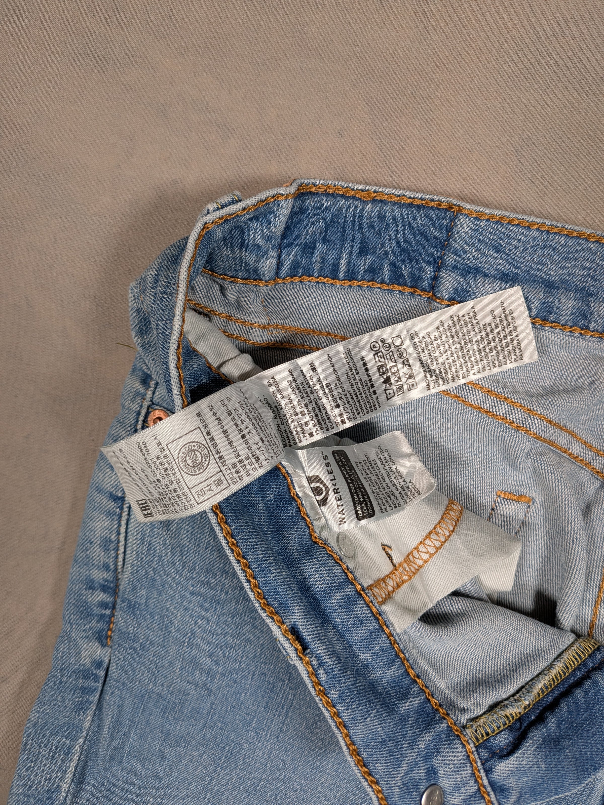 Levi's Jeans Mens Denim 511 Slim Fit Colour Blue Size W32 L30