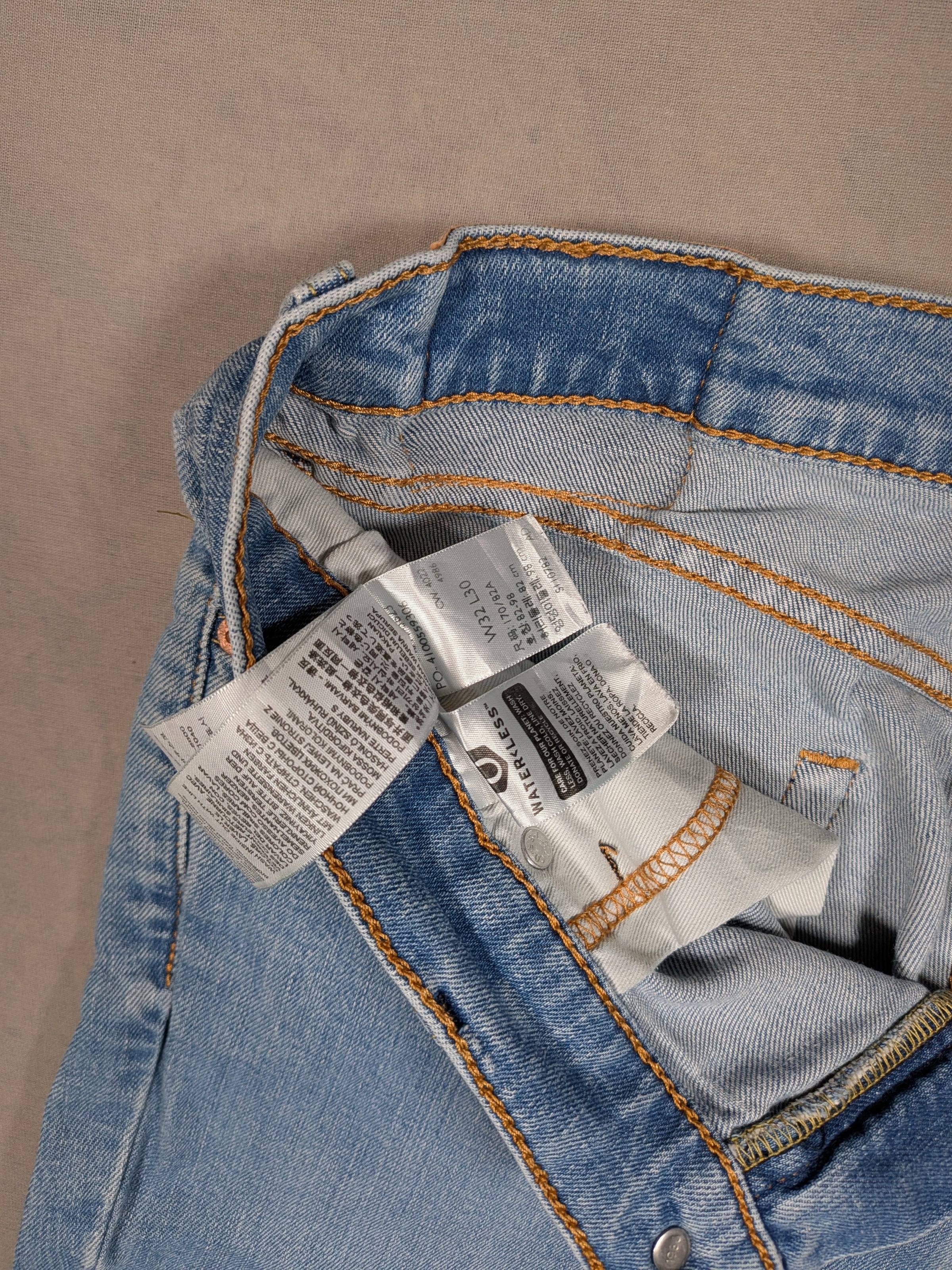 Levi's Jeans Mens Denim 511 Slim Fit Colour Blue Size W32 L30