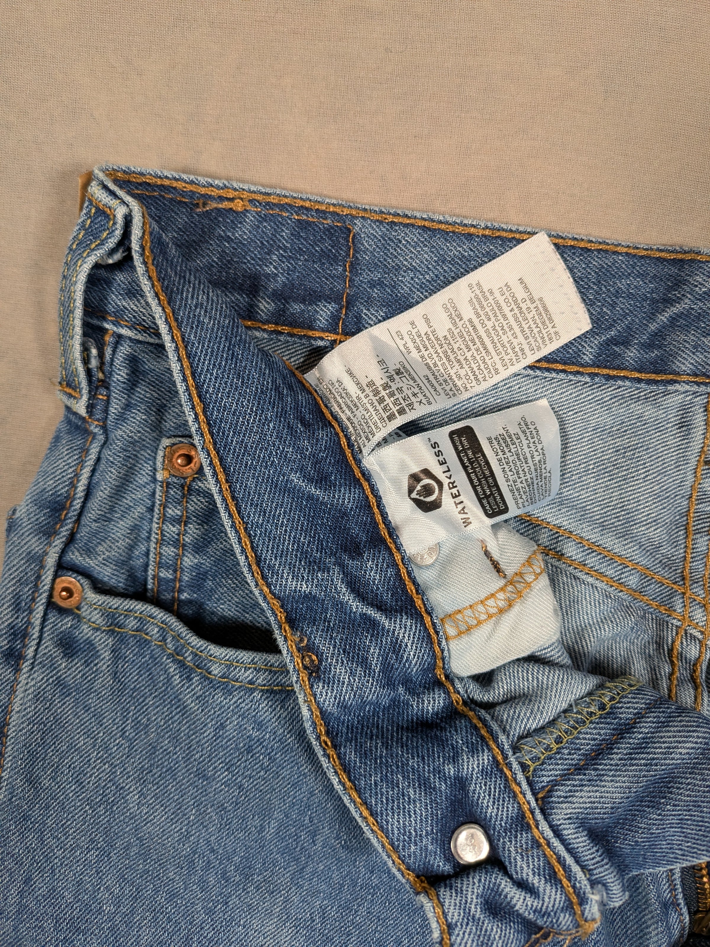 Levi's Jeans Mens Denim 517 Bootcut Fit Colour Blue Size W29 L32