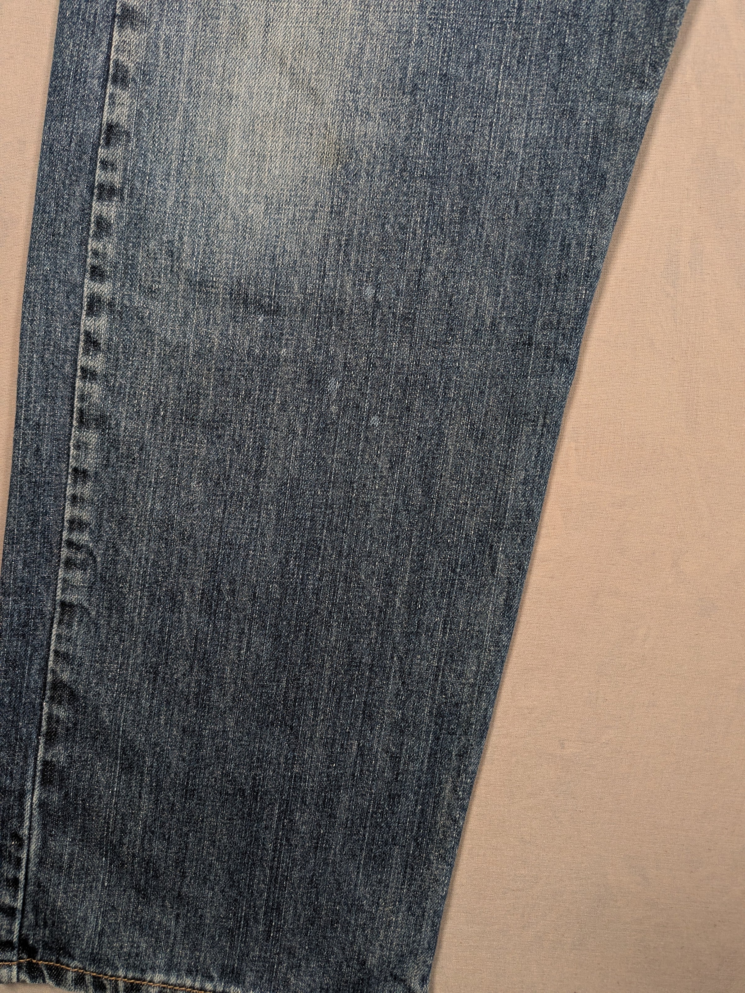 Levi's Jeans Mens Denim 505 Straight Fit Colour Blue Size W38 L30