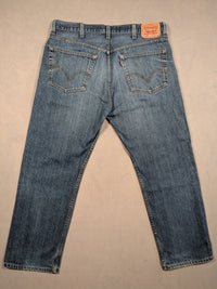 Levi's Jeans Mens Denim 505 Straight Fit Colour Blue Size W38 L30