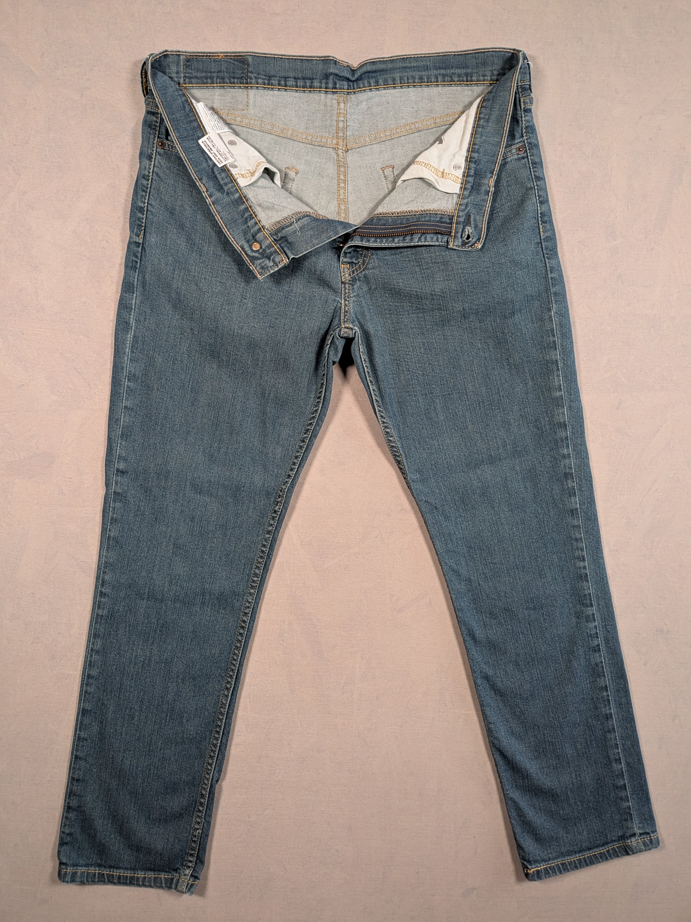 Levi's Jeans Mens Denim 511 Slim Fit Colour Blue Size W36 L30