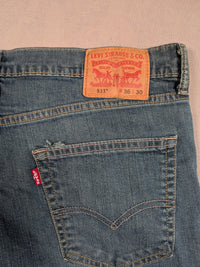 Levi's Jeans Mens Denim 511 Slim Fit Colour Blue Size W36 L30