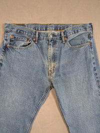 Levi's Jeans Mens Denim 505 Straight Fit Colour Blue Size W36 L32