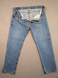 Levi's Jeans Mens Denim 505 Straight Fit Colour Blue Size W36 L32
