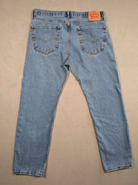 Levi's Jeans Mens Denim 505 Straight Fit Colour Blue Size W36 L32