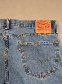 Levi's Jeans Mens Denim 505 Straight Fit Colour Blue Size W36 L32