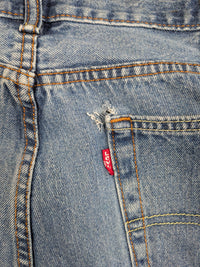 Levi's Jeans Mens Denim 505 Straight Fit Colour Blue Size W36 L32