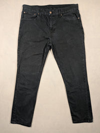 Levi's Jeans Mens Denim 511 Slim Fit Colour Black Size W36 L30