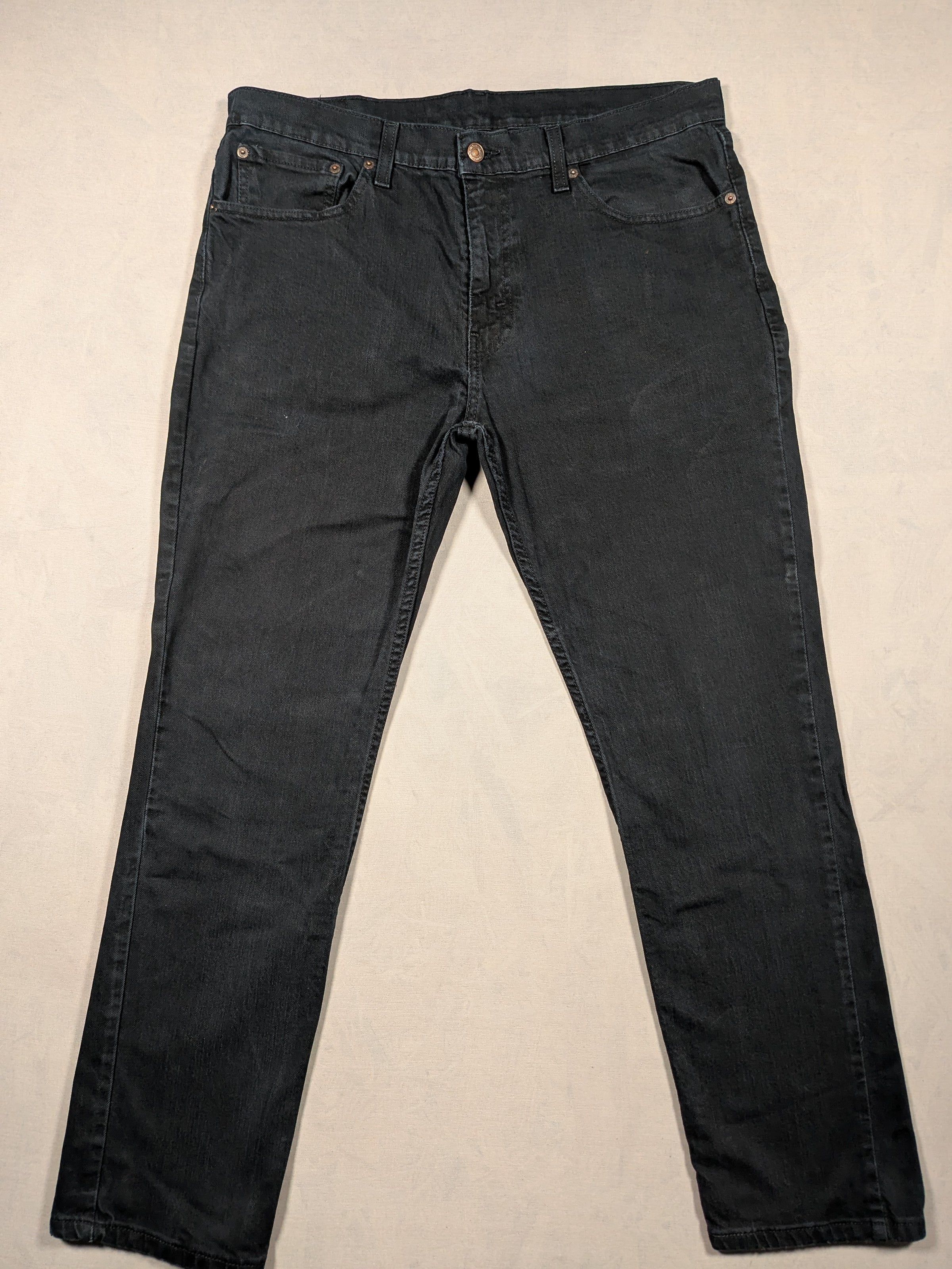 Levi's Jeans Mens Denim 511 Slim Fit Colour Black Size W36 L30