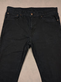 Levi's Jeans Mens Denim 511 Slim Fit Colour Black Size W36 L30