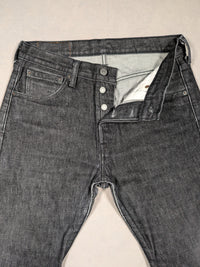 Levi's Jeans Mens Denim 501 Regular Fit Colour Black Size W30 L30