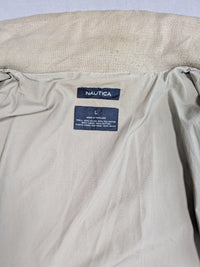 Nautica Jacket Mens Colour Beige Size L Large