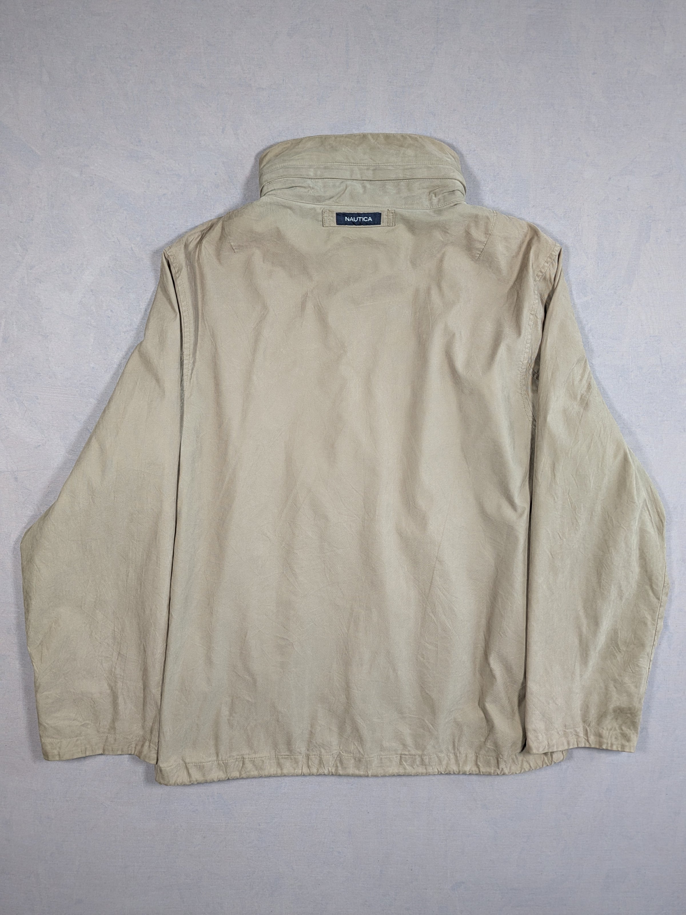 Nautica Jacket Mens Colour Beige Size L Large