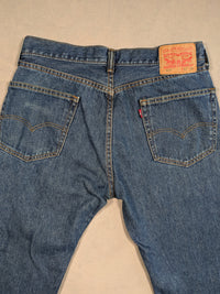 Levi's Jeans Mens Denim 505 Straight Fit Colour Blue Size W31 L30