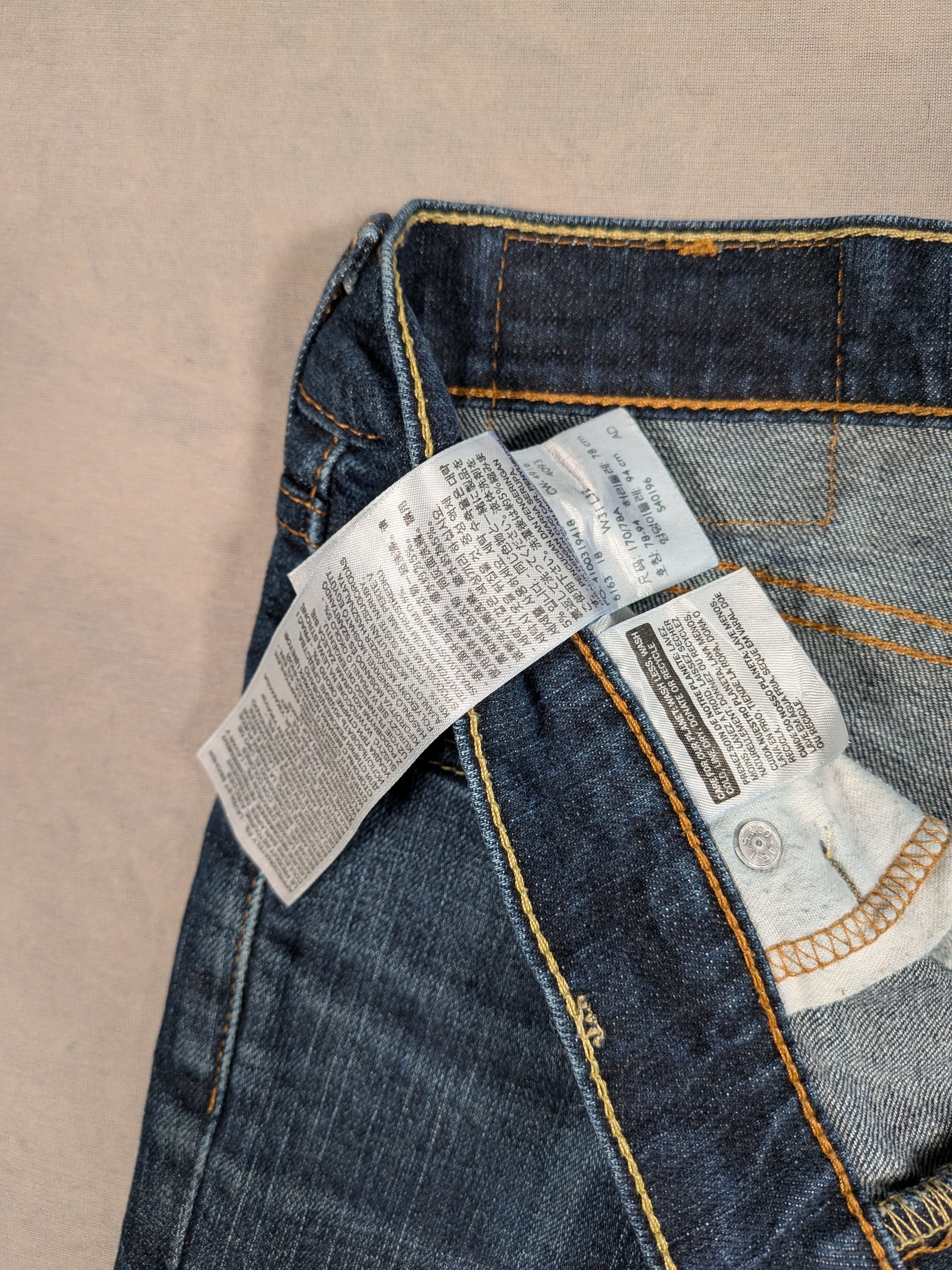 Levi's Jeans Mens Denim 541 Athletic Taper Fit Colour Blue Size W31 L32