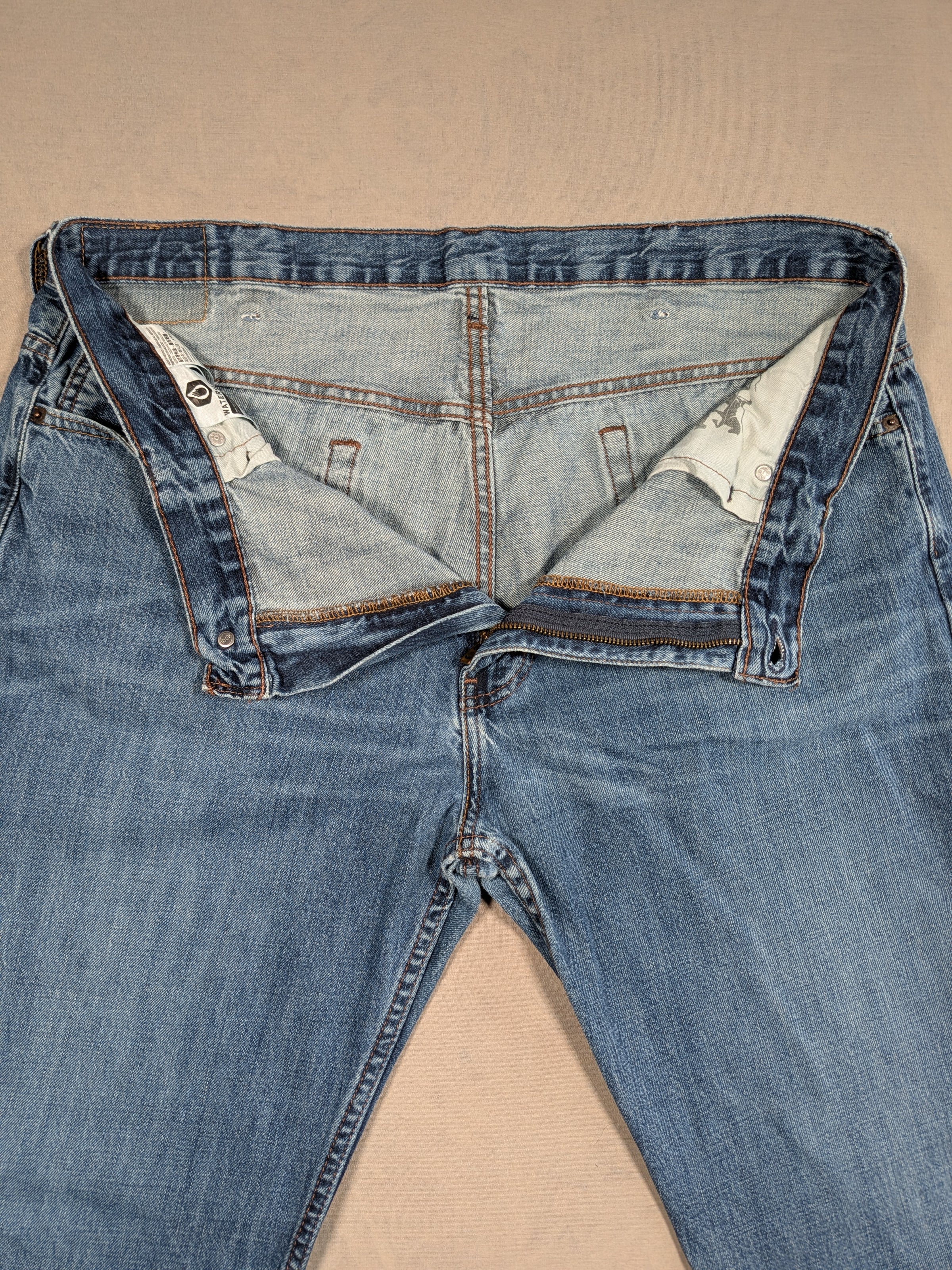 Levi's Jeans Mens Denim 569 Loose Straight Fit Colour Blue Size W38 L32