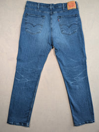 Levi's Jeans Mens Denim 514 Straight Fit Colour Blue Size W38 L32