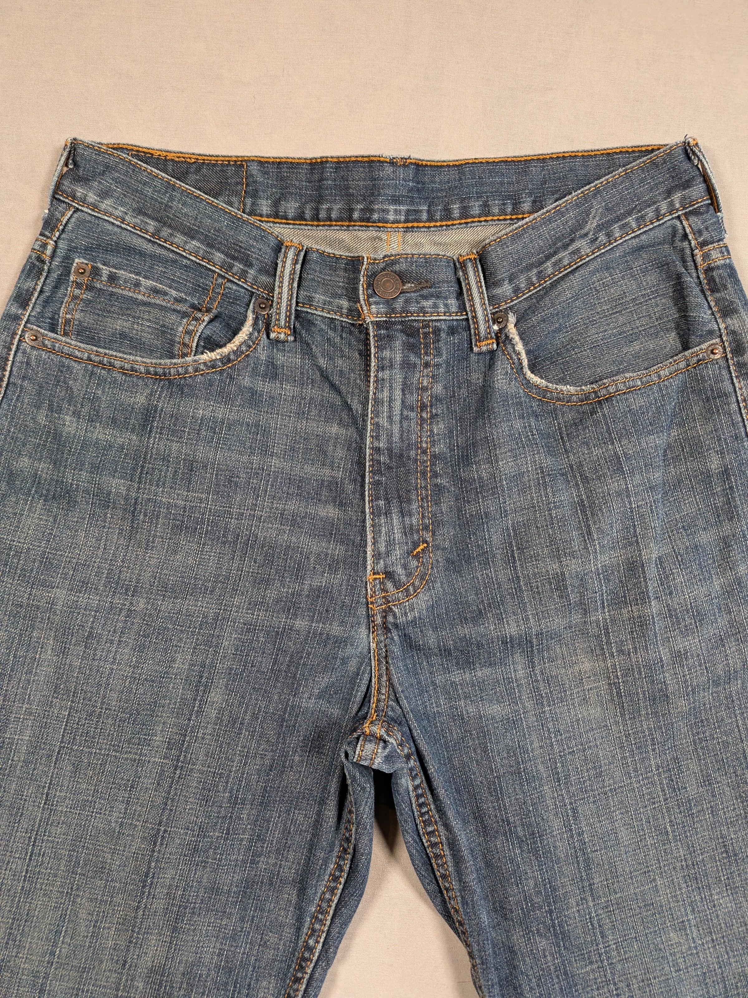 Levi's Jeans Mens Denim 550 Relaxed Fit Colour Blue Size W32 L30