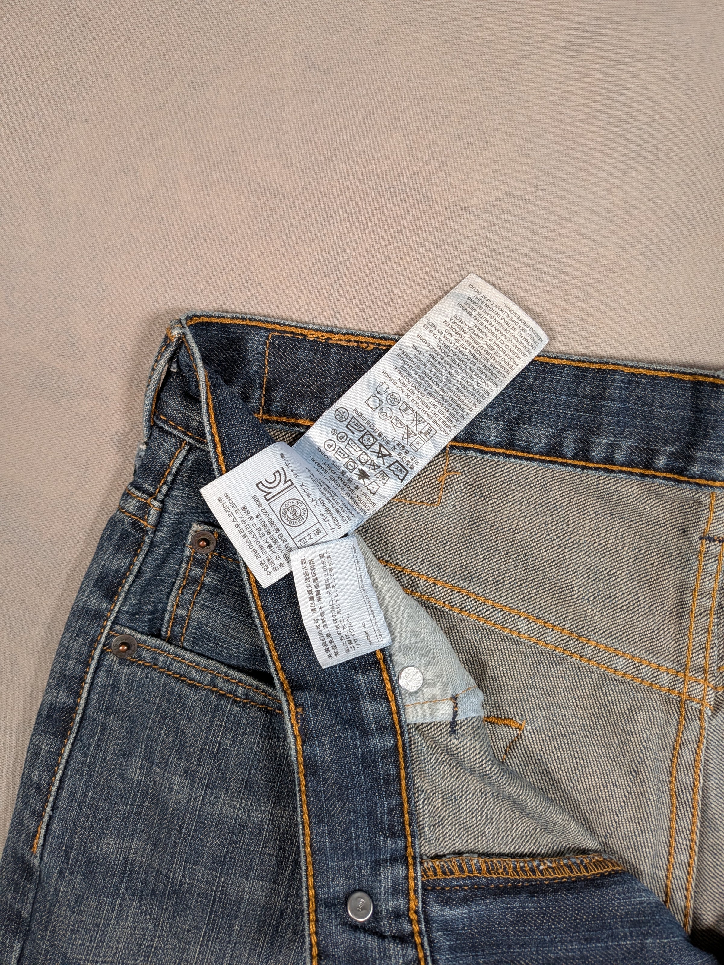 Levi's Jeans Mens Denim 550 Relaxed Fit Colour Blue Size W32 L30