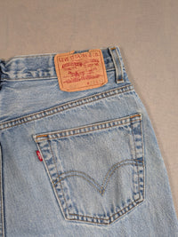 Levi's Jeans Mens Denim 505 Straight Fit Colour Blue Size W33 L34