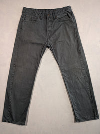 Levi's Jeans Mens Denim 505 Straight Fit Colour Grey Size W34 L30