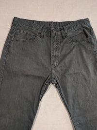 Levi's Jeans Mens Denim 505 Straight Fit Colour Grey Size W34 L30