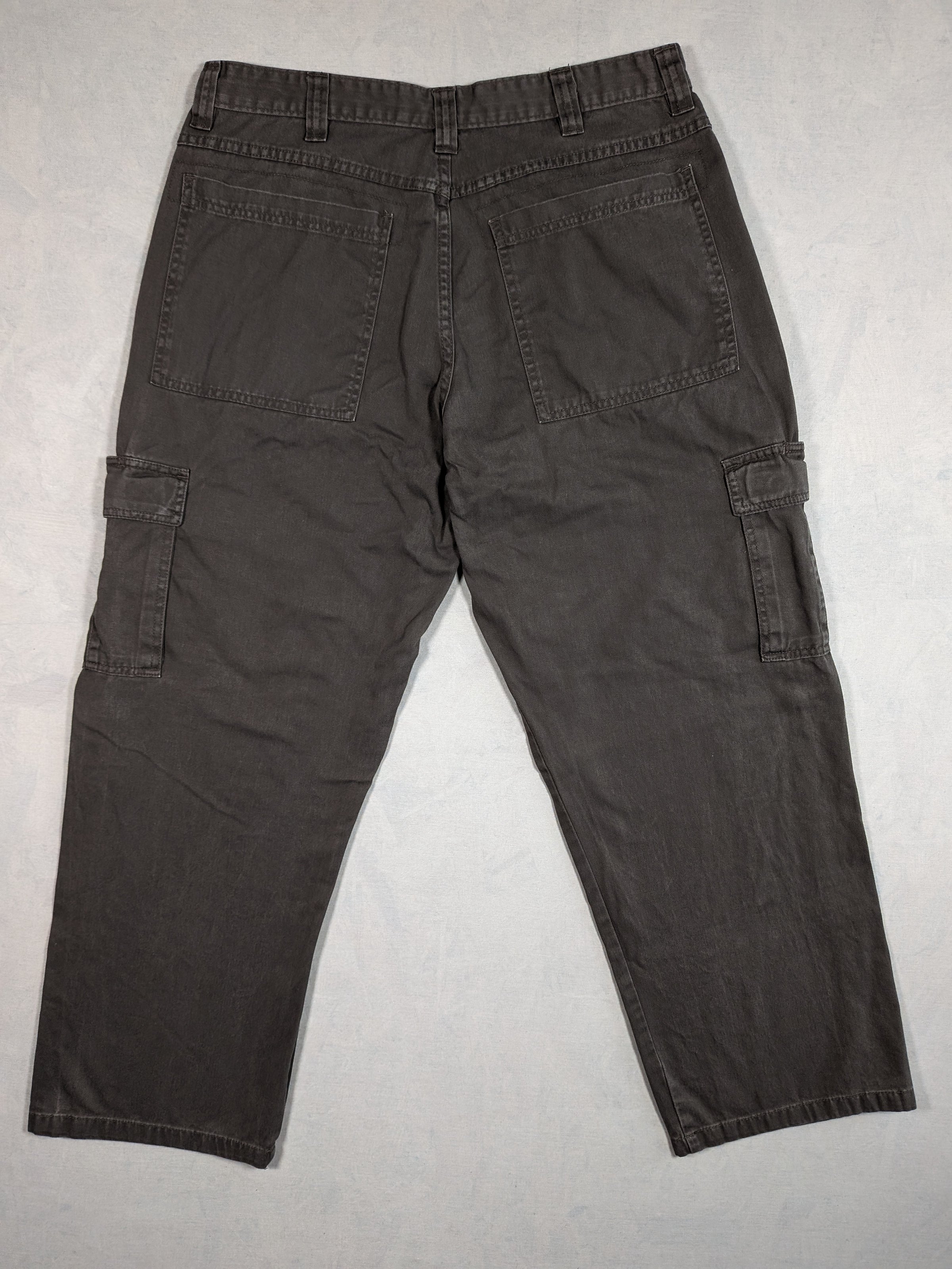 Wrangler Cargo Jeans Mens Regular Fit Colour Grey Size W34 L30