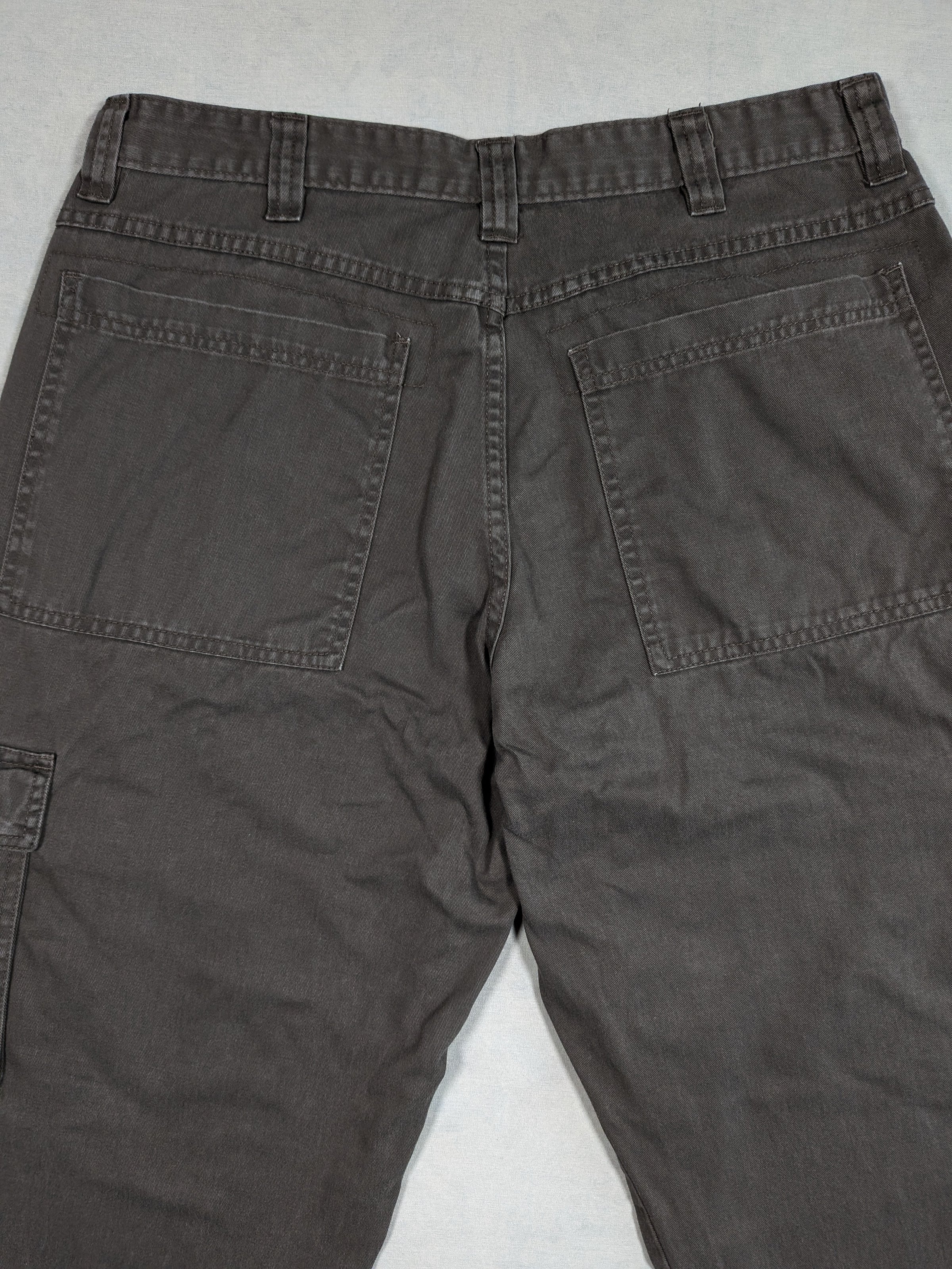 Wrangler Cargo Jeans Mens Regular Fit Colour Grey Size W34 L30